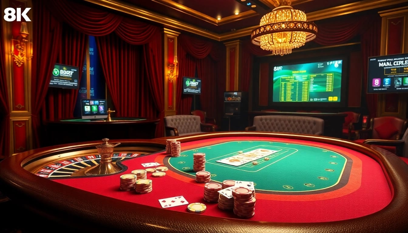 Experience winning moments at 8kbet with exciting games and vibrant casino visuals.