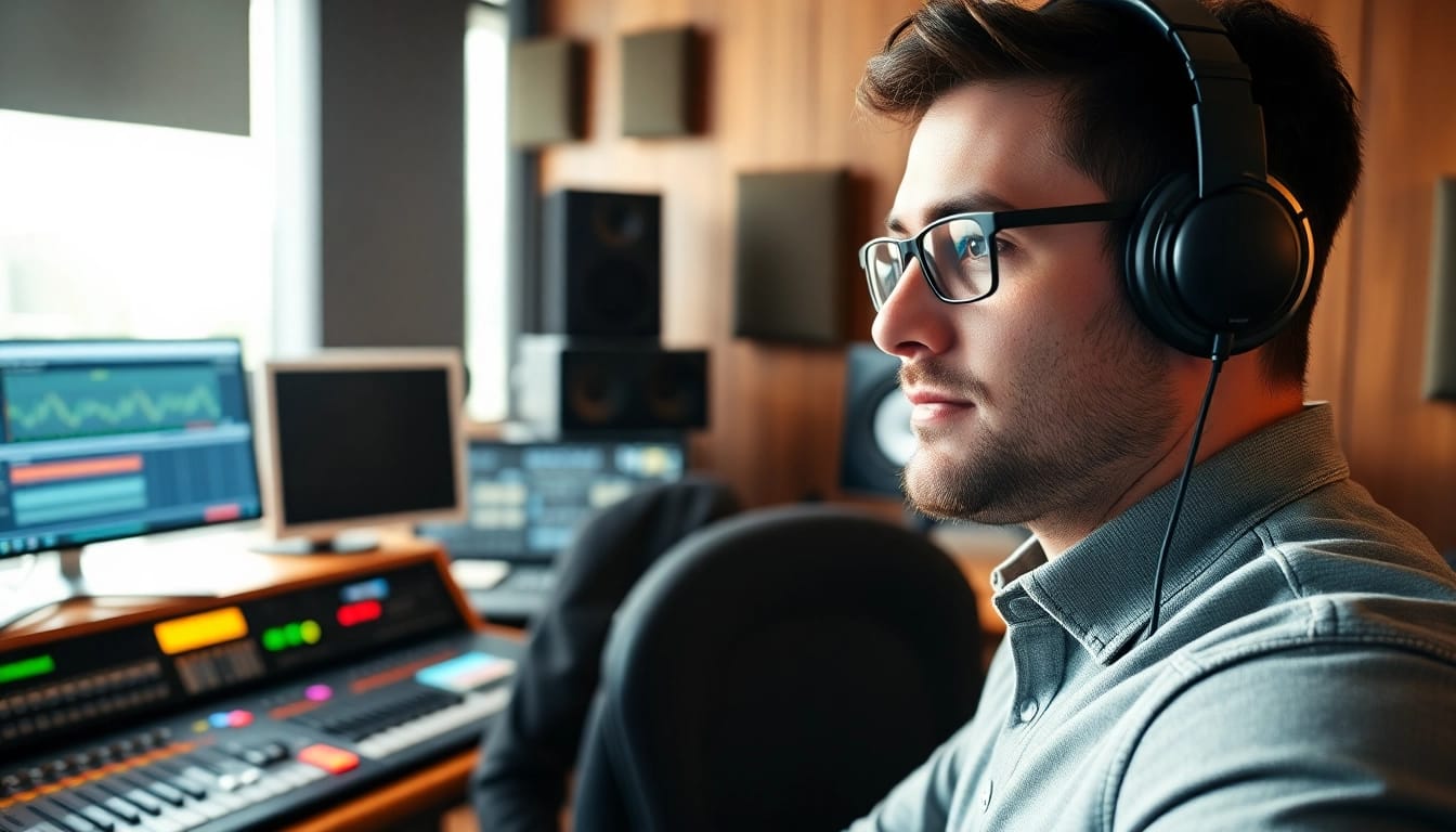 Enhance your skills with online audio mastering in a professional studio atmosphere.