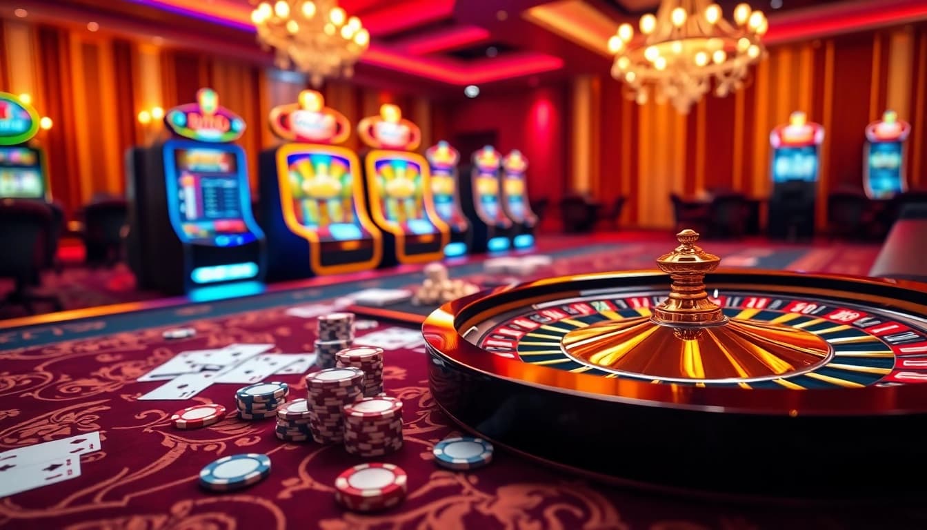 Engage with thrilling gaming experiences at link rr88 featuring luxurious casino visuals.