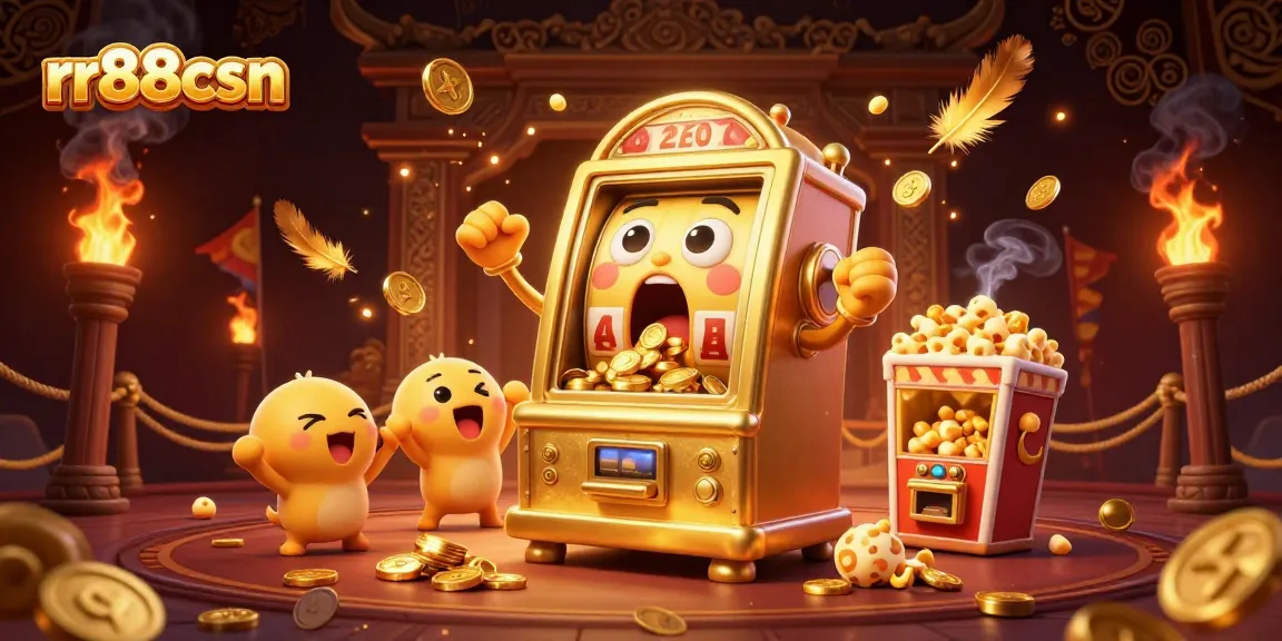 Spin the reels for winning moments at rr88csn with this exciting slot machine scene!