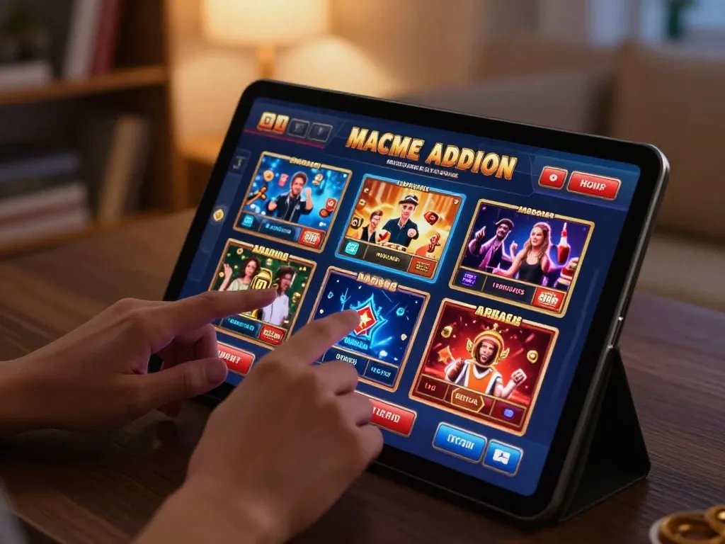 Trải nghiệm gameplay thú vị trên ứng dụng casino trực tuyến của Sun win với thiết lập máy tính bảng hiện đại.