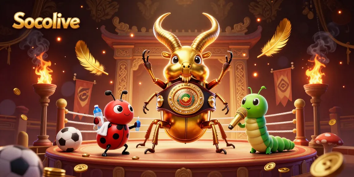 Socolive engages users with exciting sports betting scenes featuring vibrant characters and casino elements.