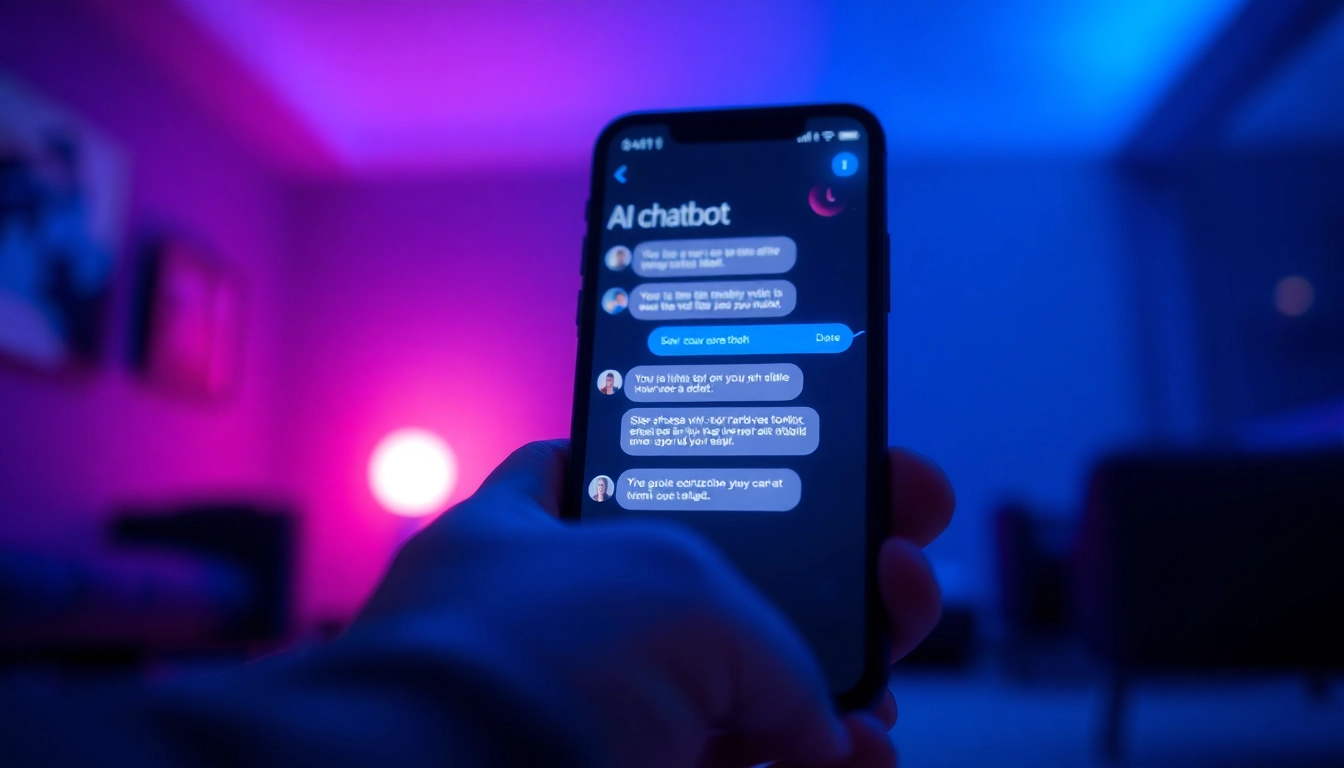 Engaging AI chatbot interface for adult conversations in the context of sex ai chat.
