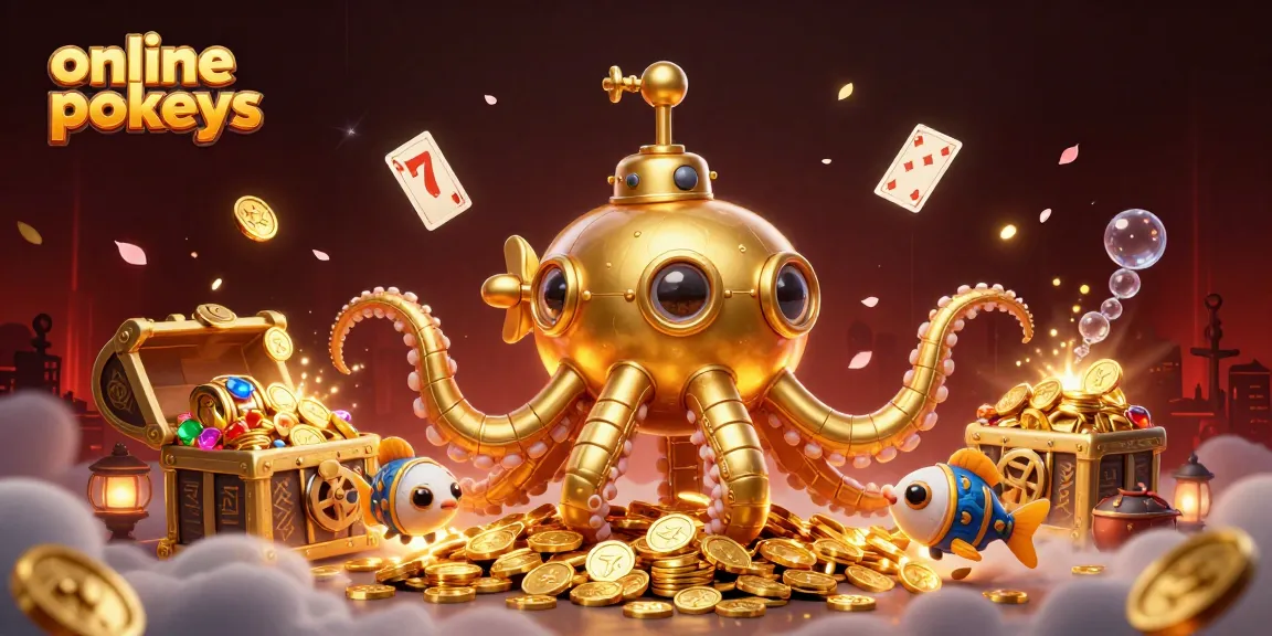 Play exciting online pokies with the captivating golden kraken in a sea of riches.
